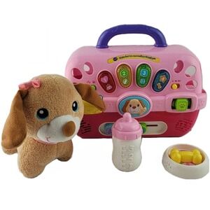 Vtech Care For Me Learning Puppy Carrier Toy Lights Sound Music